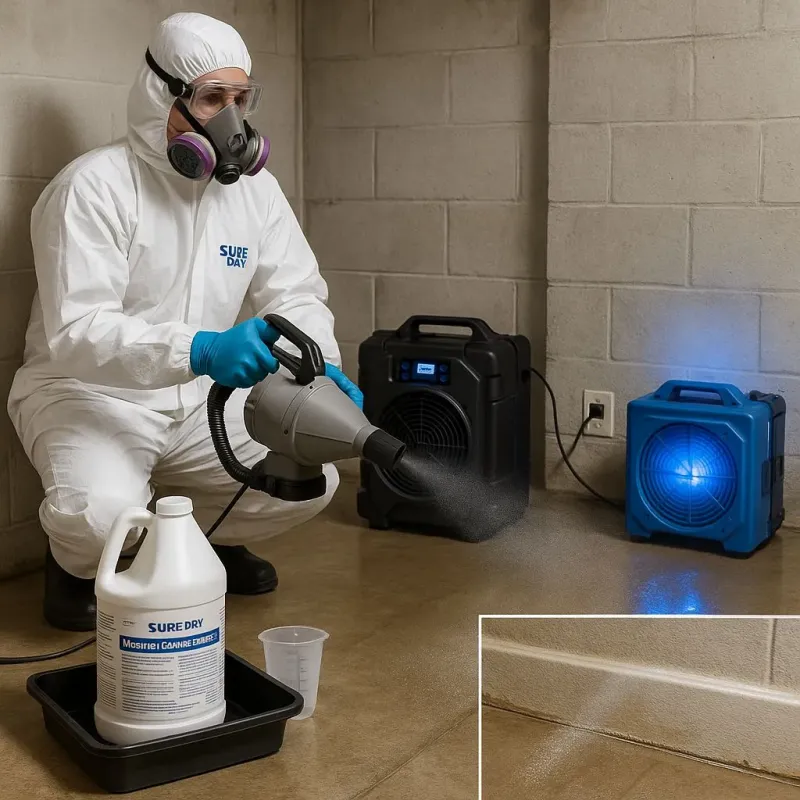 Sanitization and Odor Removal process in Steger, IL