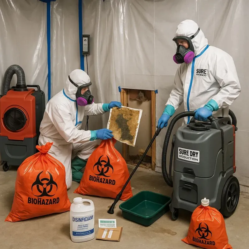 Contaminated Water Handling Protocols process in Steger, IL